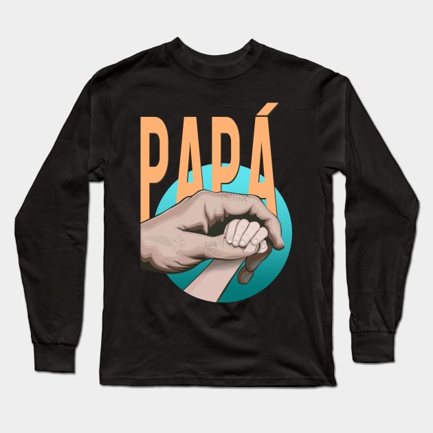 Papá Long Sleeve T-Shirt by Cepepasart